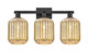 Innovations - 716-3W-BK-G460-7ME - Three Light Bath Vanity - Arcadia - Matte Black