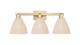 Innovations - 716-3W-CB-NBD-75-NAT - Three Light Bath Vanity - Arcadia - Champagne Bronze