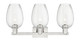 Arcadia Three Light Bath Vanity (716-3W-SN-G457-6CL)