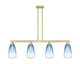 Innovations - 716-4I-AB-G480-6SB - Four Light Island Pendant - Arcadia - Antique Brass