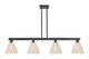 Innovations - 716-4I-BK-NBD-75-NAT - Four Light Island Pendant - Arcadia - Matte Black