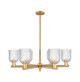 Innovations - 716-6CR-BB-G559-5SDY - Six Light Chandelier - Arcadia - Brushed Brass
