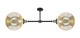 Innovations - 209-BAB-G208-12 - Two Light Island Pendant - Franklin Restoration - Black Antique Brass