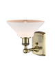 manufacturer_finish:Antique Brass|manufacturer_glass:Matte White|light_output:220.00lm|color_temperature:2200K|cri:99