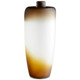 Cyan - 10858 - Vase - Amber Swirl