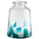 Cyan - 11070 - Vase - Blue/Clear