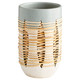Cyan - 11128 - Vase - Grey And Ivory