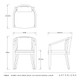 Sobek Outdoor Dining Chair (FRS31)