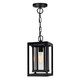 CWI Lighting - 0415P7-1-101 - One Light Outdoor Hanging Pendant - Mulvane - Black