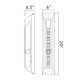 Petra LED Outdoor Wall Mount (1723W29-1-101-B)