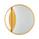 Kalco - 803905 - One Light Mirror - Divisio - Oxidized Gold Leaf