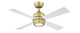 Fanimation - FP7644BS - 44 Ceiling Fan - Kwad 44 - Brushed Satin Brass