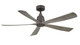 Fanimation - FPD5534GR - 52Ceiling Fan - Kute5 52 - Matte Greige