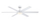 Fanimation - FPD6605MW - 64 Ceiling Fan - Brawn - Matte White