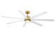 Pendry 72 72" Ceiling Fan (FPD6872BSMW)