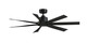 Fanimation - FPD7060BL - 60 Ceiling Fan - Lenzi - Black