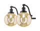 Innovations - 515-2W-OB-G208-8 - Two Light Bath Vanity - Franklin Restoration - Oil Rubbed Bronze