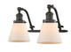 manufacturer_finish:Oil Rubbed Bronze|manufacturer_glass:Matte White Cased Small Cone|light_output:220.00lm|color_temperature:2200K|cri:99