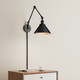 Millennium - 11001-MB - One Light Swing Arm Wall Sconce - Edward - Matte Black
