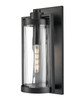 Millennium - 192301-PBK - One Light Outdoor Wall Sconce - Braselton - Powder Coated Black