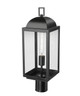 Millennium - 194201-PBK - One Light Outdoor Post Lantern - Beaufort - Powder Coated Black