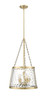 Millennium - 20405-VB - Five Light Pendant - Adabella - Vintage Brass