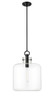 Millennium - 20801-MB - One Light Pendant - Hayloft - Matte Black