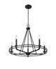 Millennium - 21605-MB - Five Light Chandelier - Jody - Matte Black