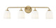 Millennium - 22304-VB - Four Light Vanity - Norah - Vintage Brass