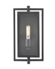 Millennium - 250001-TBK - One Light Outdoor Wall Sconce - Rankin - Textured Black