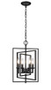 Millennium - 3230-MB - Four Light Pendant - Nellis - Matte Black