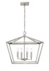 Millennium - 3294-SN - Four Light Pendant - Corona - Satin Nickel
