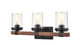 Taos Three Light Vanity (3803-MB/WG)