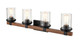 Taos Four Light Vanity (3804-MB/WG)