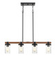 Taos Four Light Island Pendant (3824-MB/WG)