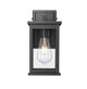 Millennium - 4112-PBK - One Light Outdoor Wall Sconce - Bowton II - Powder Coated Black