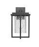 Millennium - 42621-PBK - One Light Outdoor Wall Sconce - Adair - Powder Coated Black