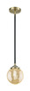 Innovations - 284-1S-BAB-G208-6 - One Light Mini Pendant - Nouveau - Black Antique Brass