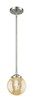 Innovations - 284-1S-SN-G208-6 - One Light Mini Pendant - Nouveau - Brushed Satin Nickel
