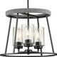 Progress Lighting - P400321-31M - Three Light Chandelier - Laramie - Matte Black
