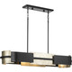 Progress Lighting - P400352-31M - Four Light Linear Chandelier - Lowery - Matte Black