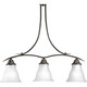 Progress Lighting - P4325-20 - Three Light Chandelier - Trinity - Antique Bronze