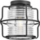 Progress Lighting - P550133-31M - One Light Outdoor Flush Mount - Keegan - Matte Black