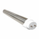 Westgate - T8-EZX-PRO-2FT-10W-40K-C - T8 Aluminum W. Gold Universal Pro A+B2Ft - Clear