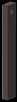 Westgate - WMS-POST1-18 - One Side Post - Dark Bronze