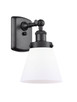manufacturer_finish:Matte Black|manufacturer_glass:Matte White Cased Small Cone|light_output:220.00lm|color_temperature:2200K|cri:99