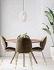 Willow One Light Pendant (IPL1120A01GD)