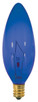 Satco - S3218 - Light Bulb - Transparent Blue