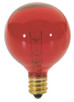 Satco - S3833 - Light Bulb - Transparent Red