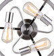 Beckett Three Light Semi Flush Mount (ISF626A03BN)